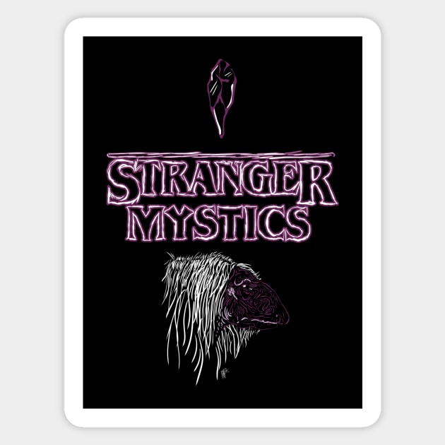 Stranger Mystics Sticker by Roningasadesign